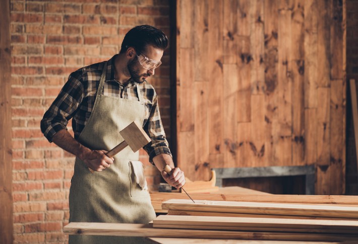 leading canvas apron