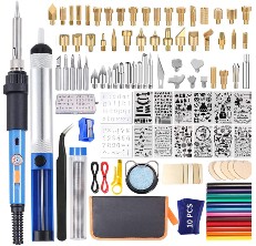 Wood Burning Kit, Professional Soldering Iron Station, Fast Heating Wood  Burning Pen, 4 Wood Burning Tips & Adjustable Temperature 450°C ~ 750°C  Pyrography Wood Burning Tool, Woodburning Kits Adults : :  Industrial