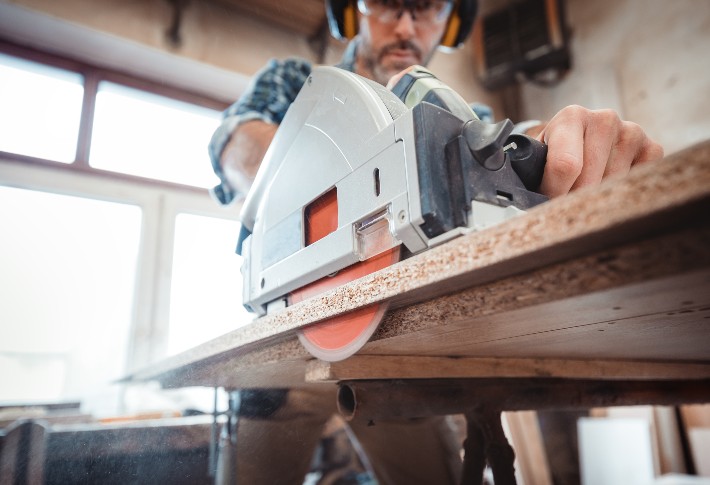 top table saw push block