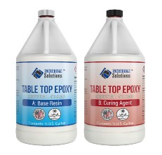 Crystal Clear Epoxy Resin Two Gallon Kit | MAS Tabletop Pro Epoxy Resin Hardener | Two Part Kit for Wood Tabletop Bar T