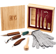 Wood Carving Tool Set Ergonomic Wood Whittling Kit Portable Sharp Wood  Engraving Tool for Carpenter DIY Beginners