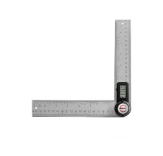 Digital Angle Ruler, Stainless Steel Angle Ruler For Carpenter And Bevel,  360 Measuring Range, Steel Ruler For Woodworking For Diy, Crafts And  Hobbyis