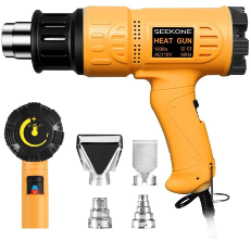 Embossing Heat Tool Gun Mini Heat Gun for Crafts and Heat Shrink Hot Air Gun - 300 Watt - Professional Grade