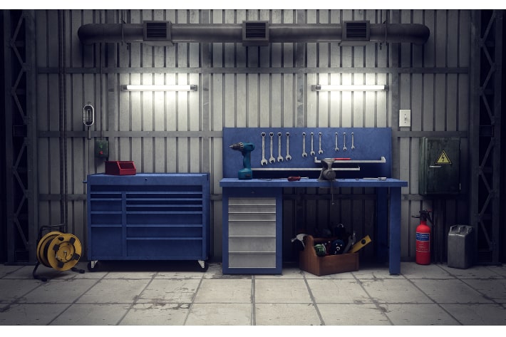 top Garage Workbench