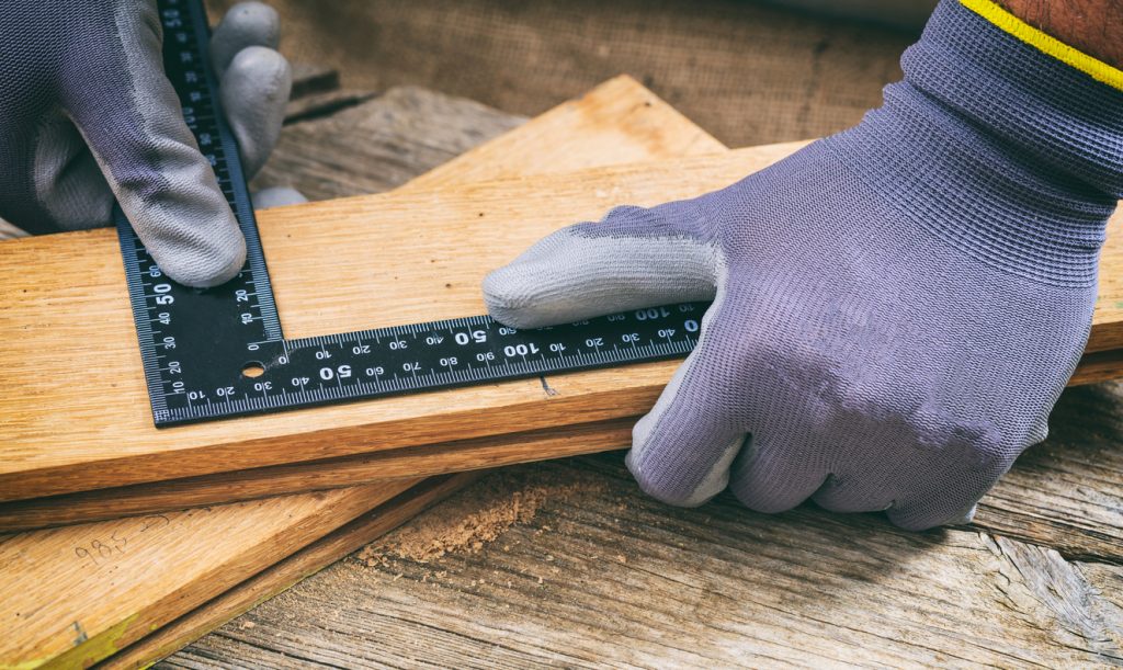 carpentry square for precise woodwork