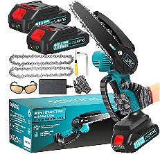 Saker Mini Chainsaw review - lumberjack function, cordless drill package! -  The Gadgeteer