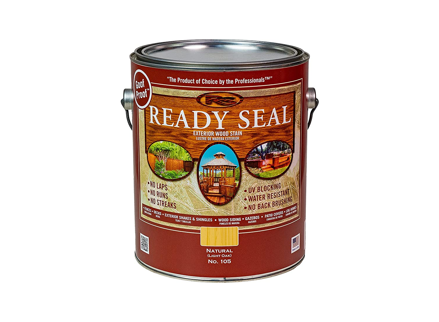 ZAR 1 Gal. Deck & Siding Clear Waterproof Wood Sealer - Millwood