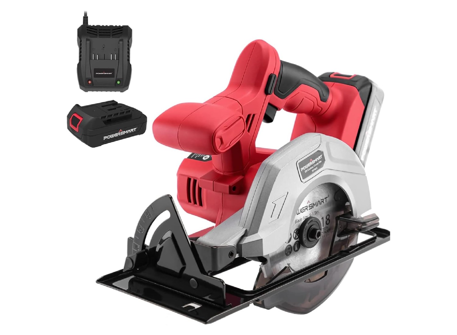 20-Volt Max Lithium-Ion Cordless 5-1/2 Circular Saw Powerful High Torque Motor